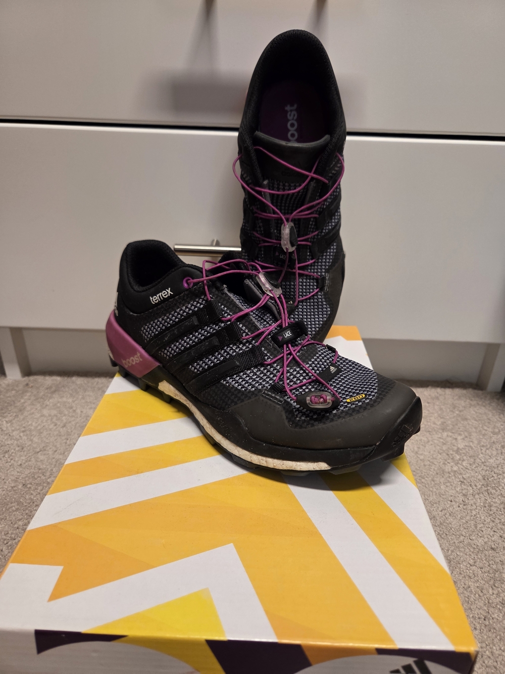 adidas Terrex Women's Trail Shoes - Black & Pink